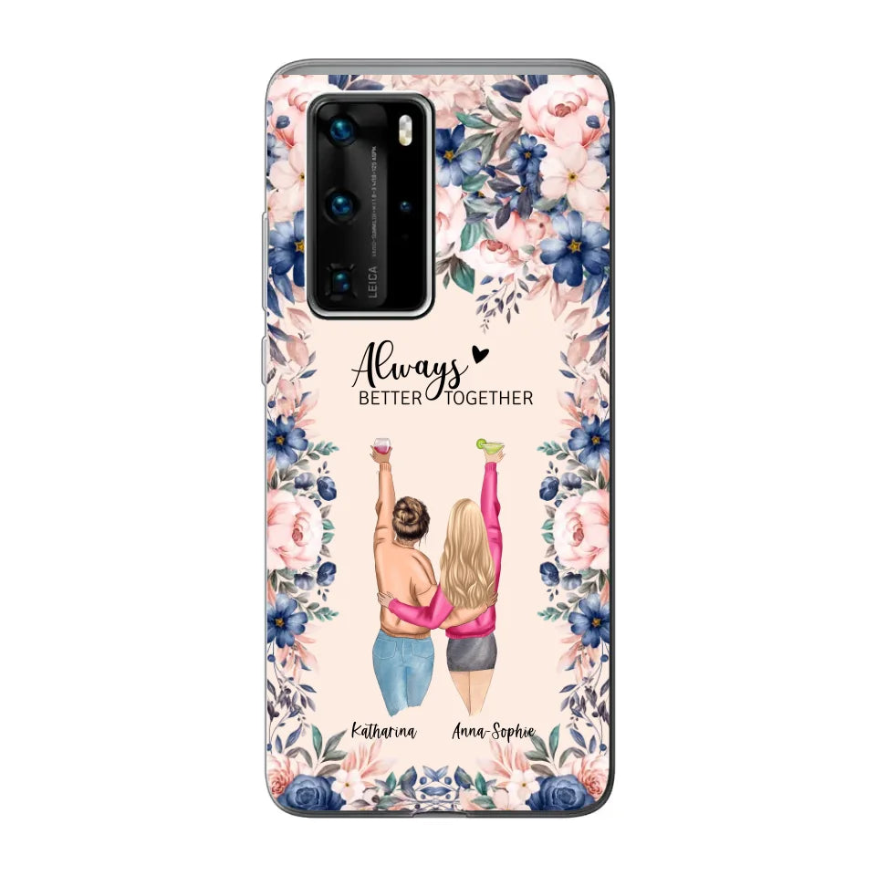 Beste vrienden voor altijd - Gepersonaliseerde telefoonhoesje