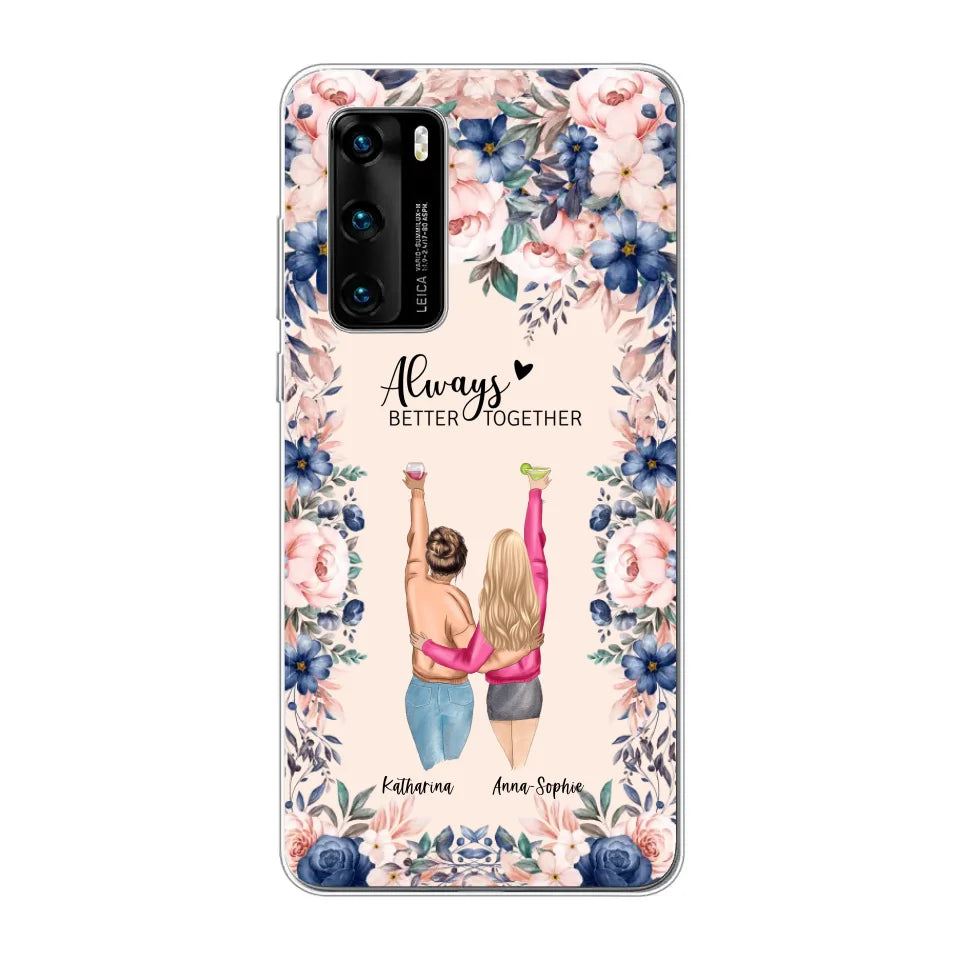 Beste vrienden voor altijd - Gepersonaliseerde telefoonhoesje