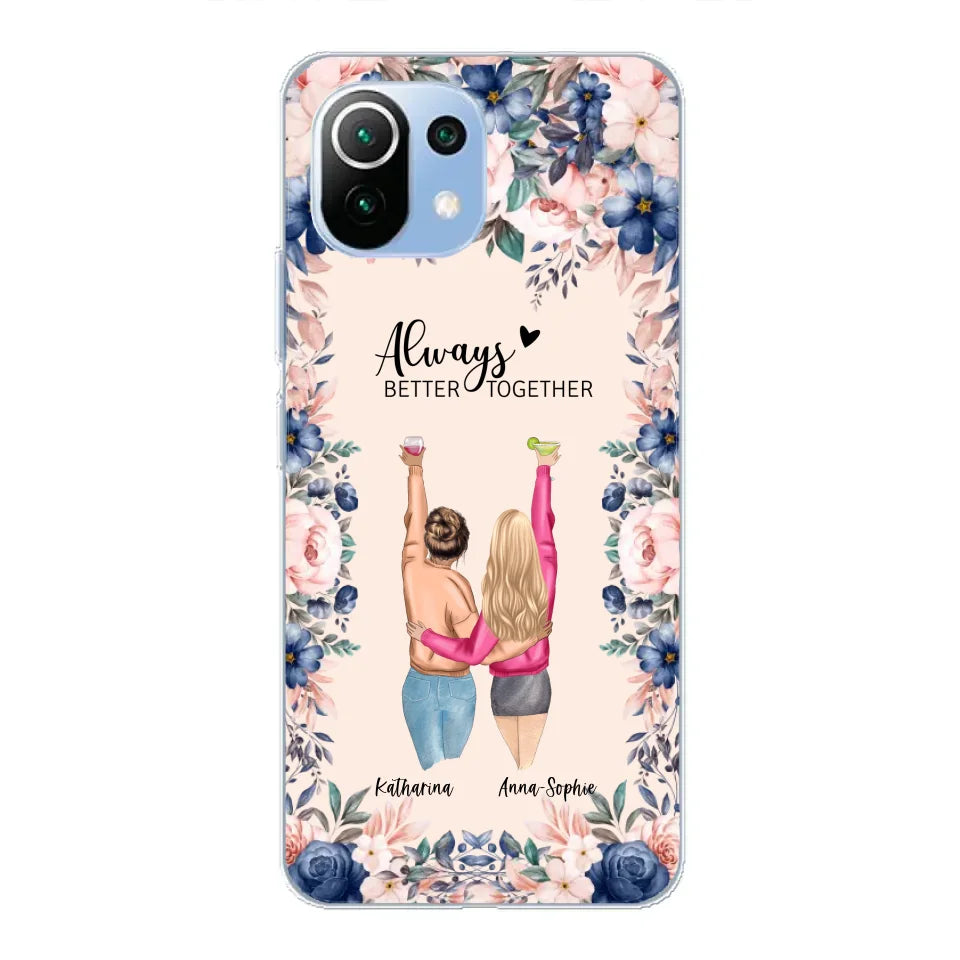 Beste vrienden voor altijd - Gepersonaliseerde telefoonhoesje