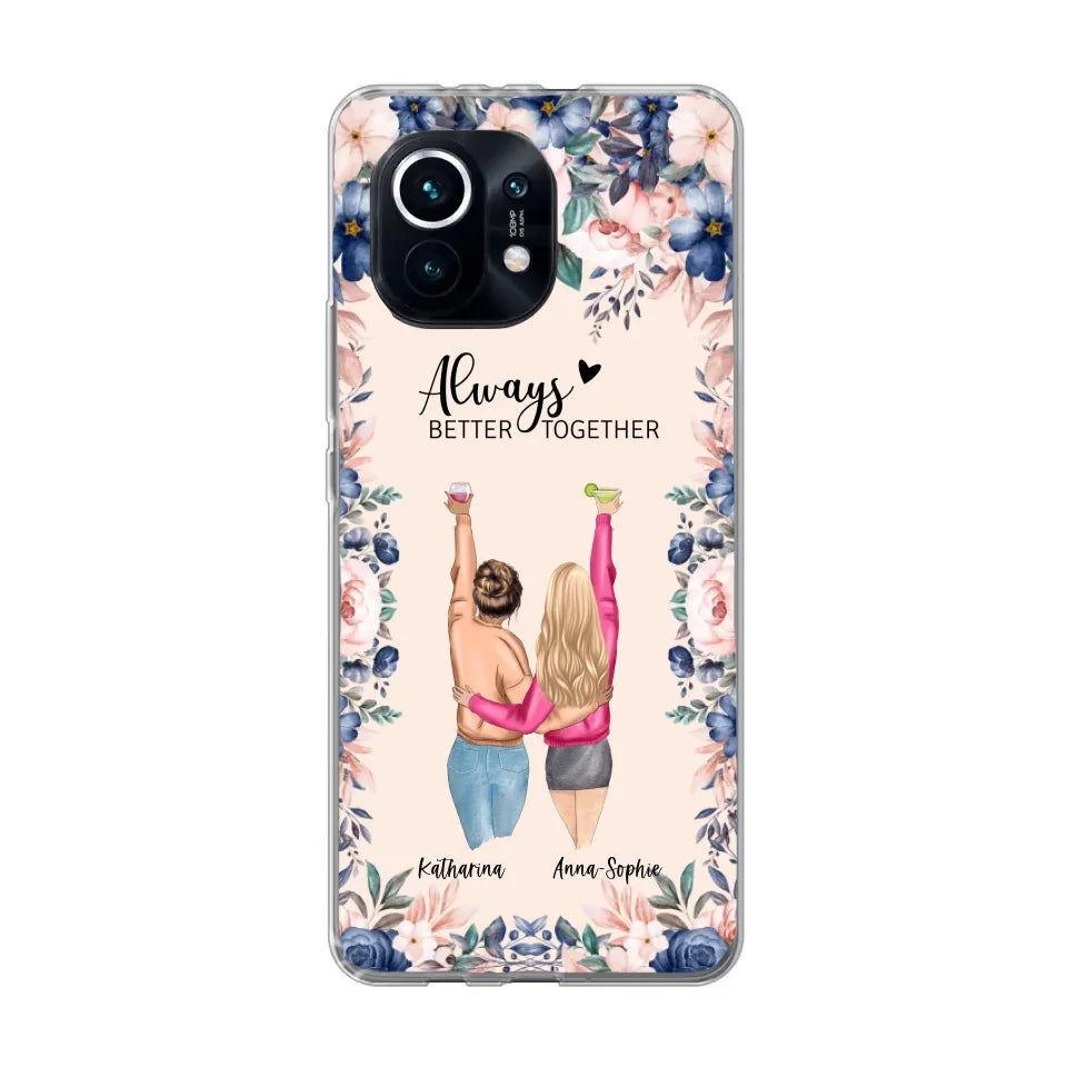 Beste vrienden voor altijd - Gepersonaliseerde telefoonhoesje