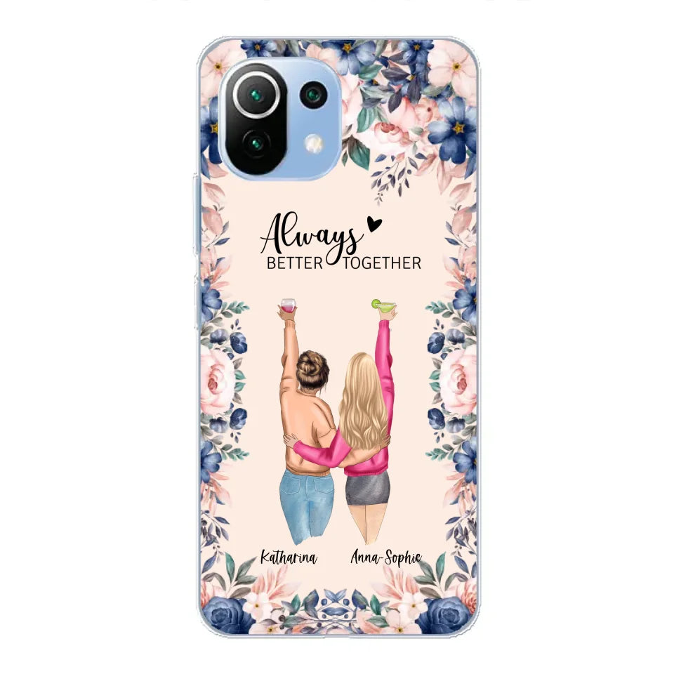 Beste vrienden voor altijd - Gepersonaliseerde telefoonhoesje
