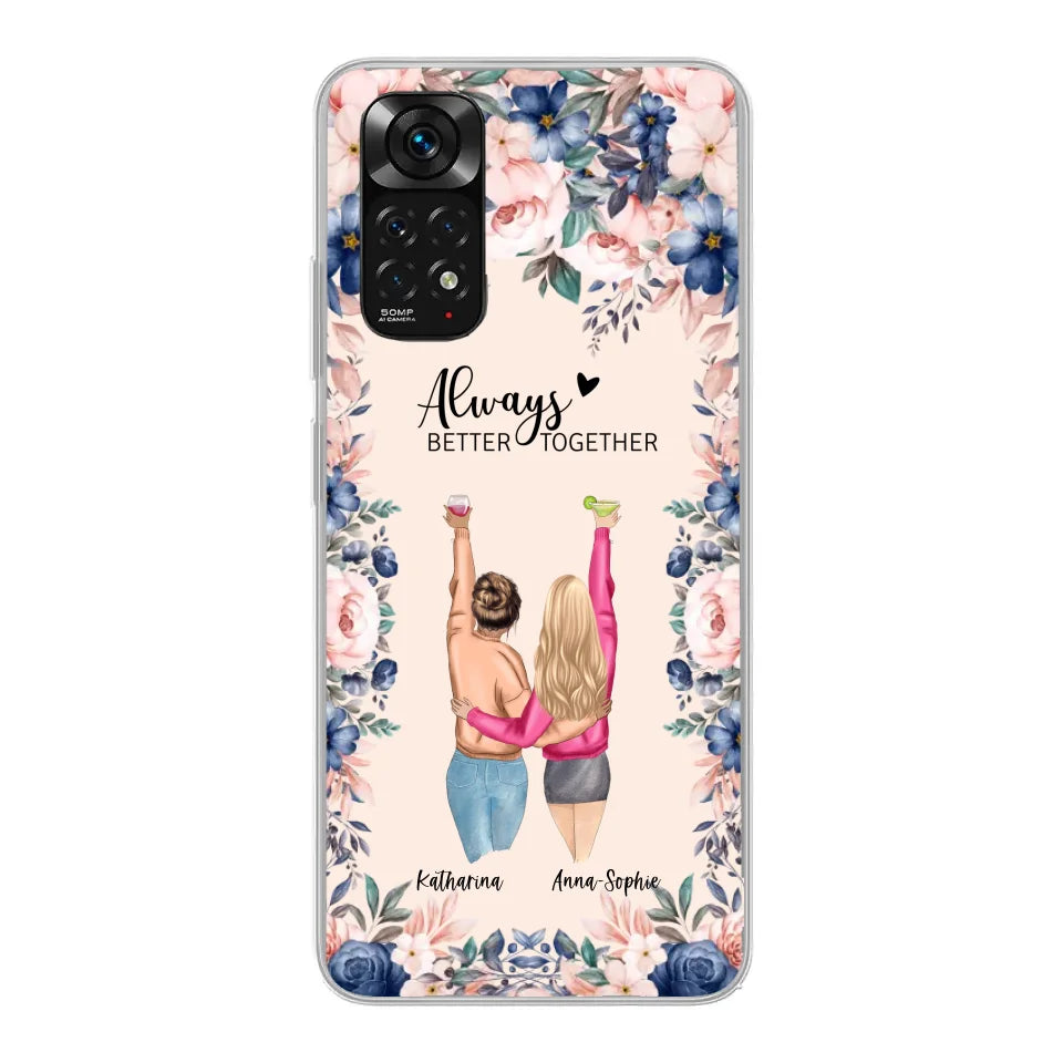 Beste vrienden voor altijd - Gepersonaliseerde telefoonhoesje