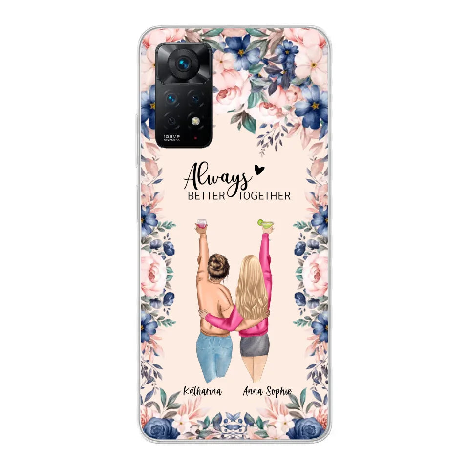 Beste vrienden voor altijd - Gepersonaliseerde telefoonhoesje