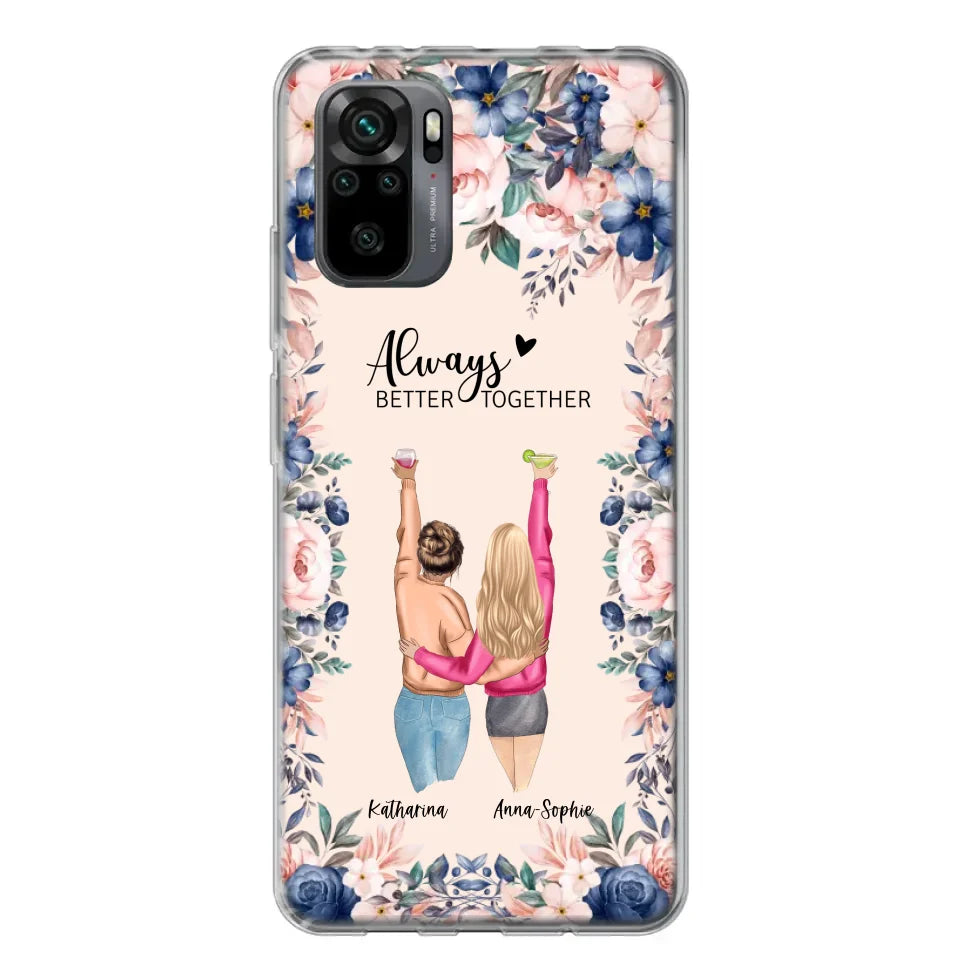 Beste vrienden voor altijd - Gepersonaliseerde telefoonhoesje