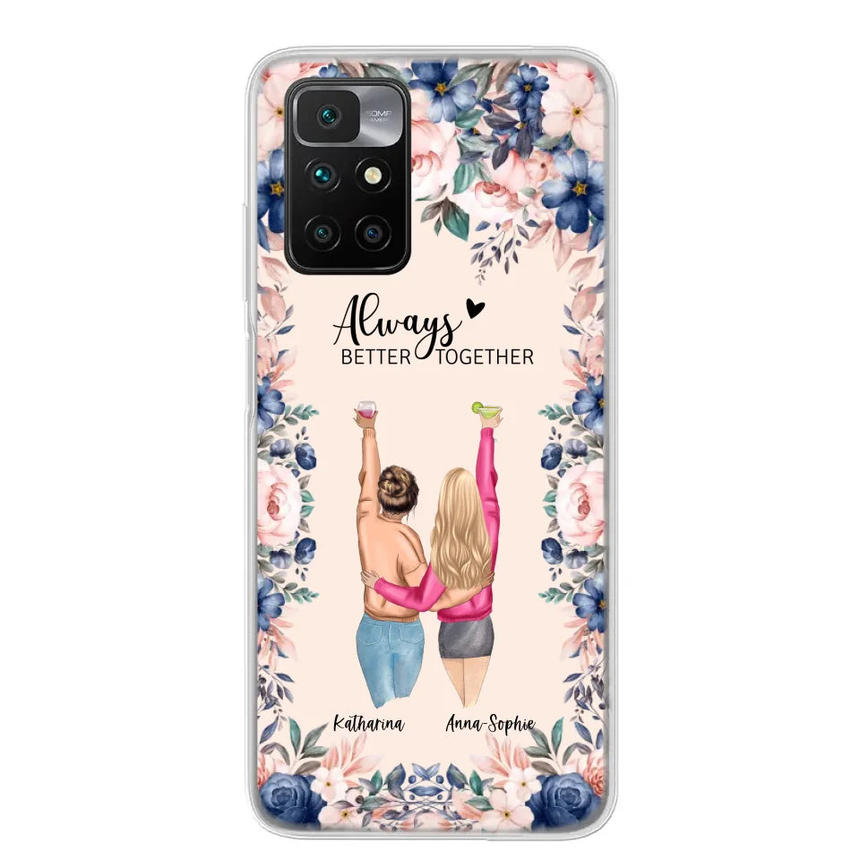 Beste vrienden voor altijd - Gepersonaliseerde telefoonhoesje