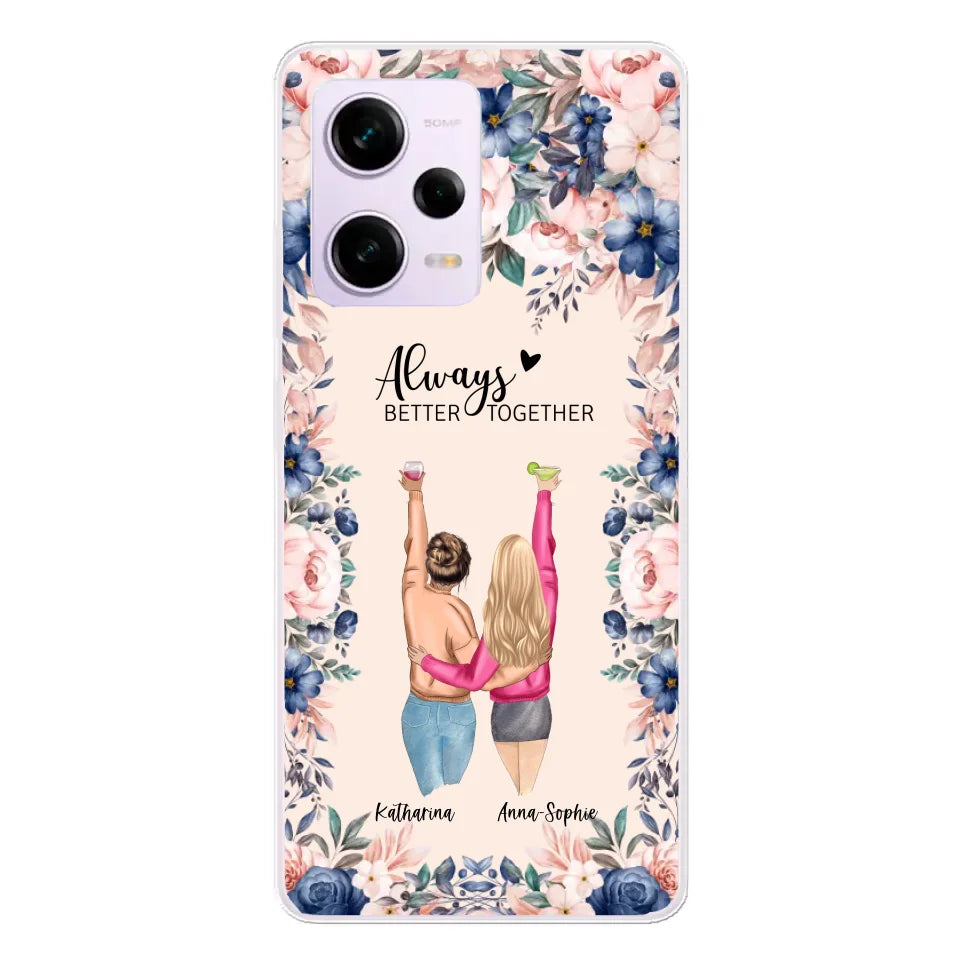 Beste vrienden voor altijd - Gepersonaliseerde telefoonhoesje