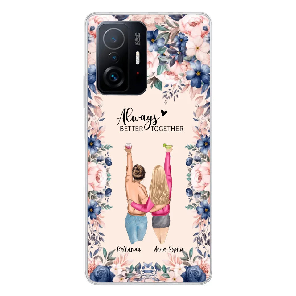 Beste vrienden voor altijd - Gepersonaliseerde telefoonhoesje