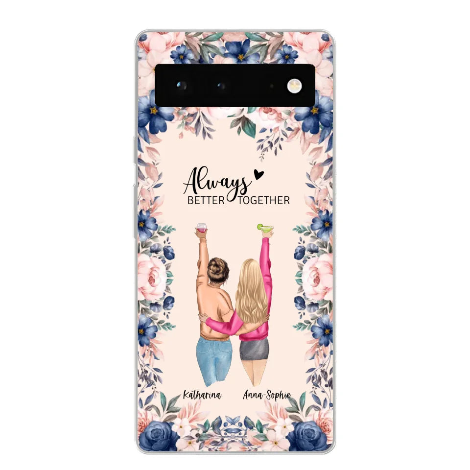 Beste vrienden voor altijd - Gepersonaliseerde telefoonhoesje