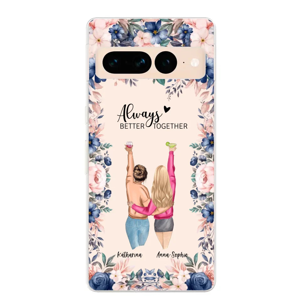 Beste vrienden voor altijd - Gepersonaliseerde telefoonhoesje