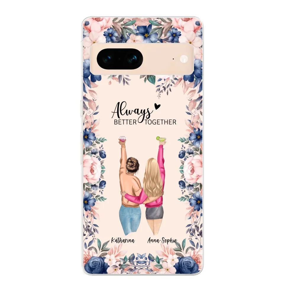 Beste vrienden voor altijd - Gepersonaliseerde telefoonhoesje