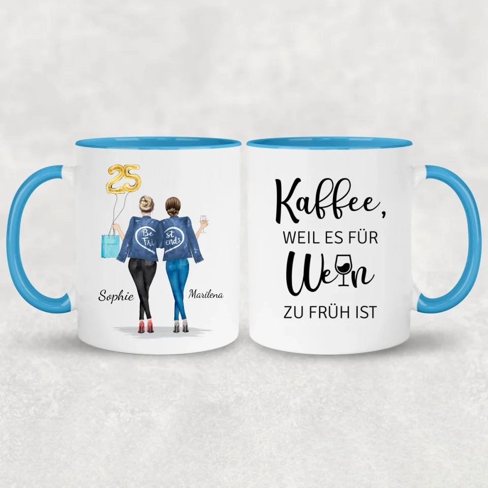 Cijferballonnen - Gepersonaliseerde mok