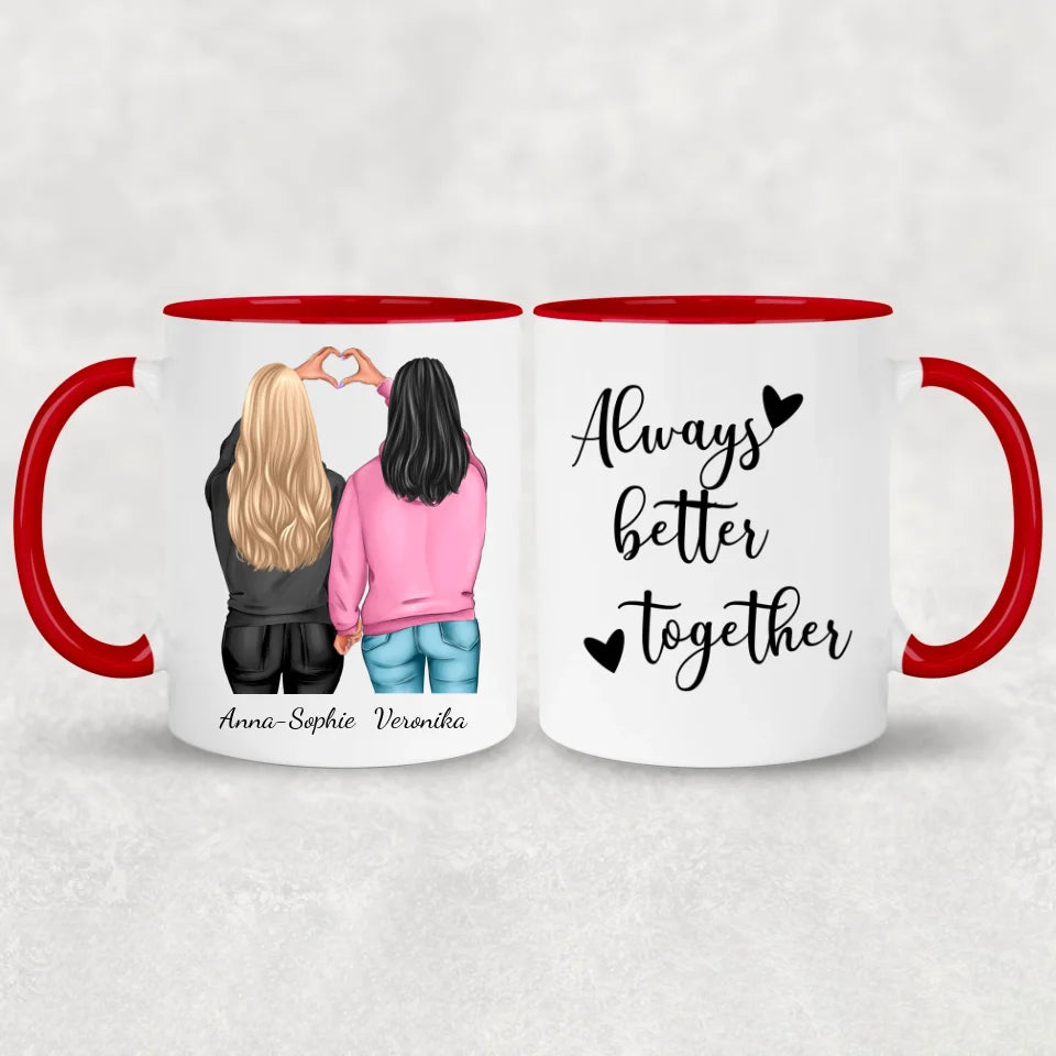 Winter Besties - Gepersonaliseerde mok