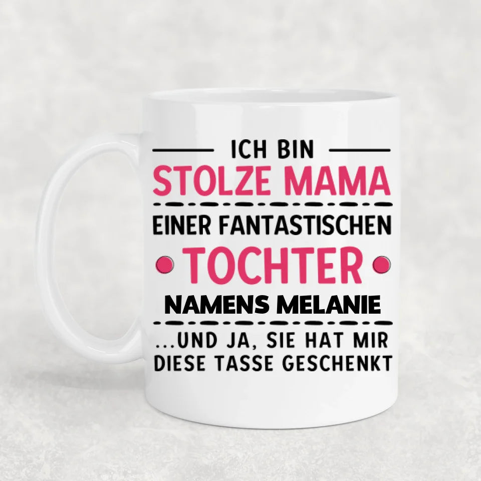 Trotse moeder - Gepersonaliseerde mok