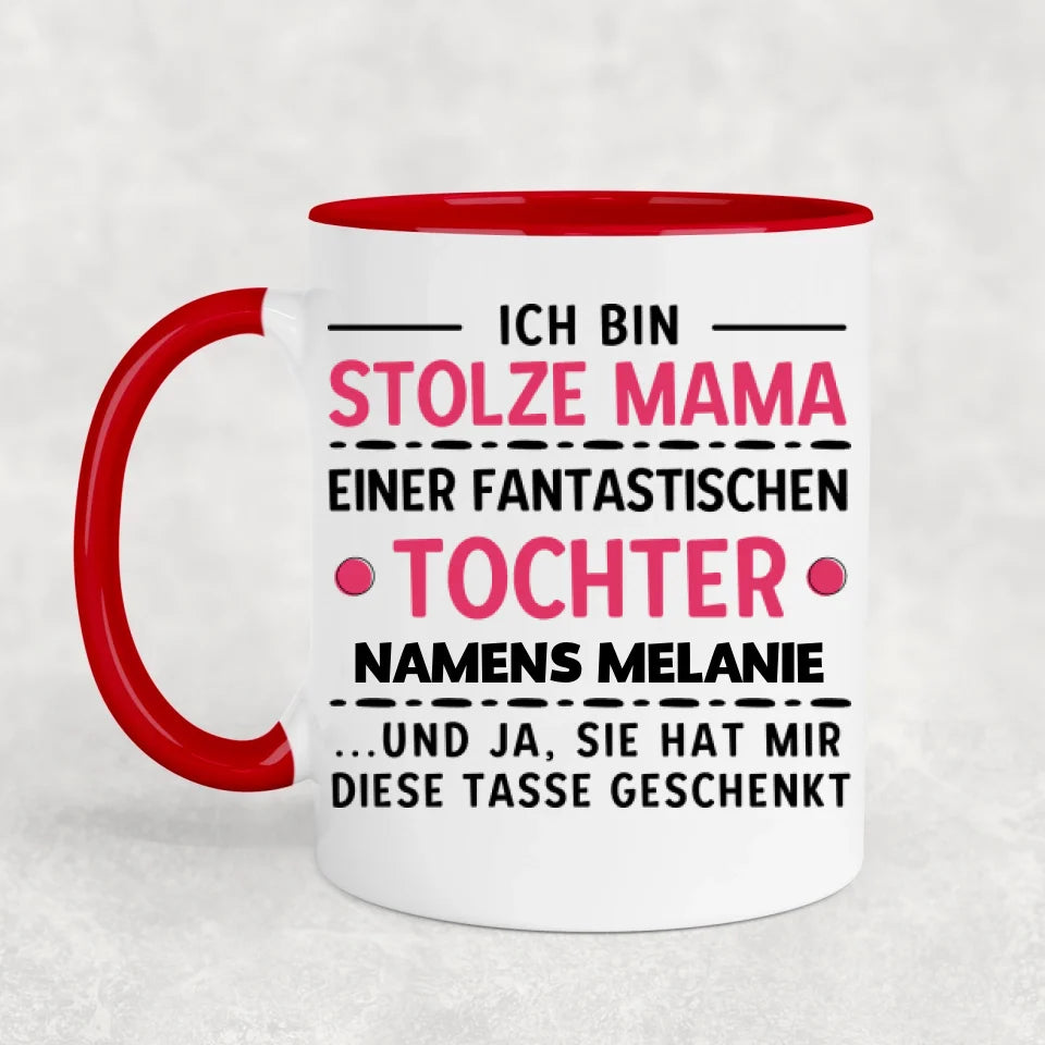 Trotse moeder - Gepersonaliseerde mok