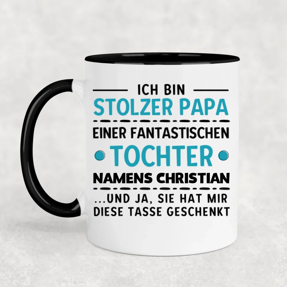 Trotse vader - Gepersonaliseerde mok