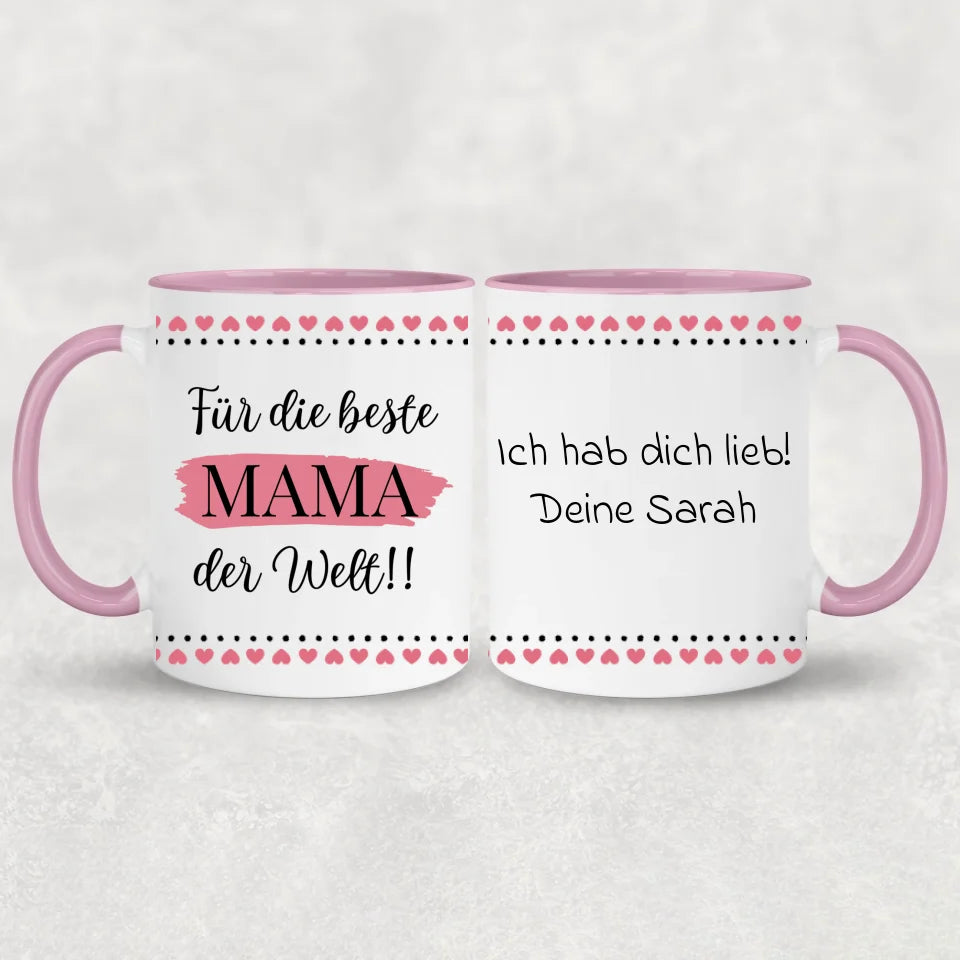 Voor de beste moeder ter wereld! - Gepersonaliseerde mok