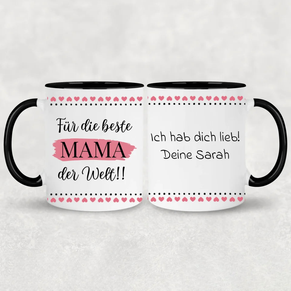 Voor de beste moeder ter wereld! - Gepersonaliseerde mok