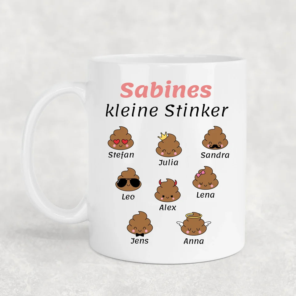 Kleine stinkerdjes van mama/oma - Gepersonaliseerde mok