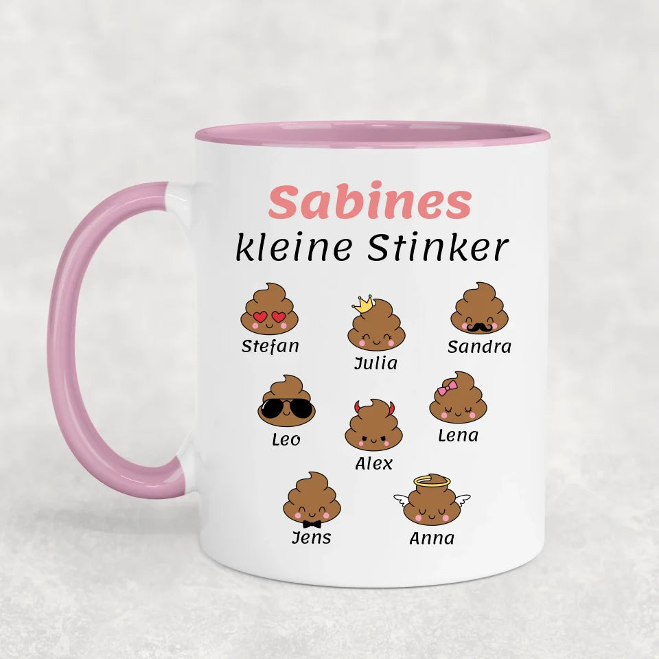 Kleine stinkerdjes van mama/oma - Gepersonaliseerde mok