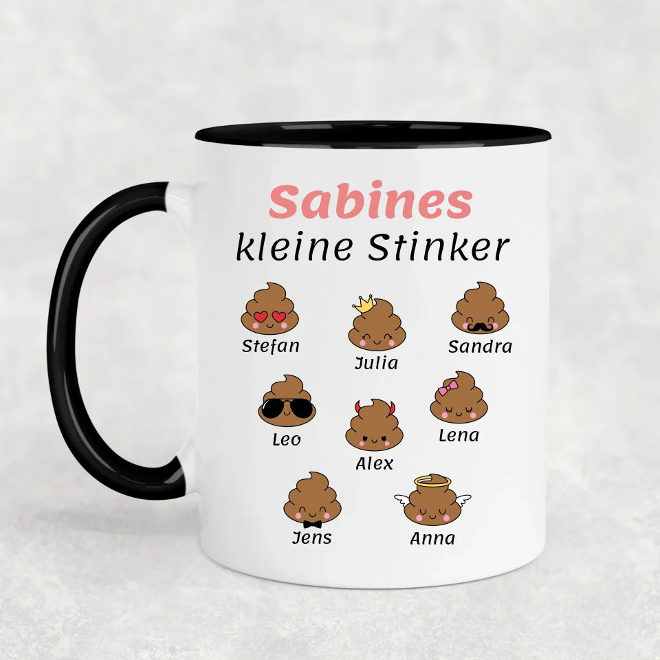 Kleine stinkerdjes van mama/oma - Gepersonaliseerde mok