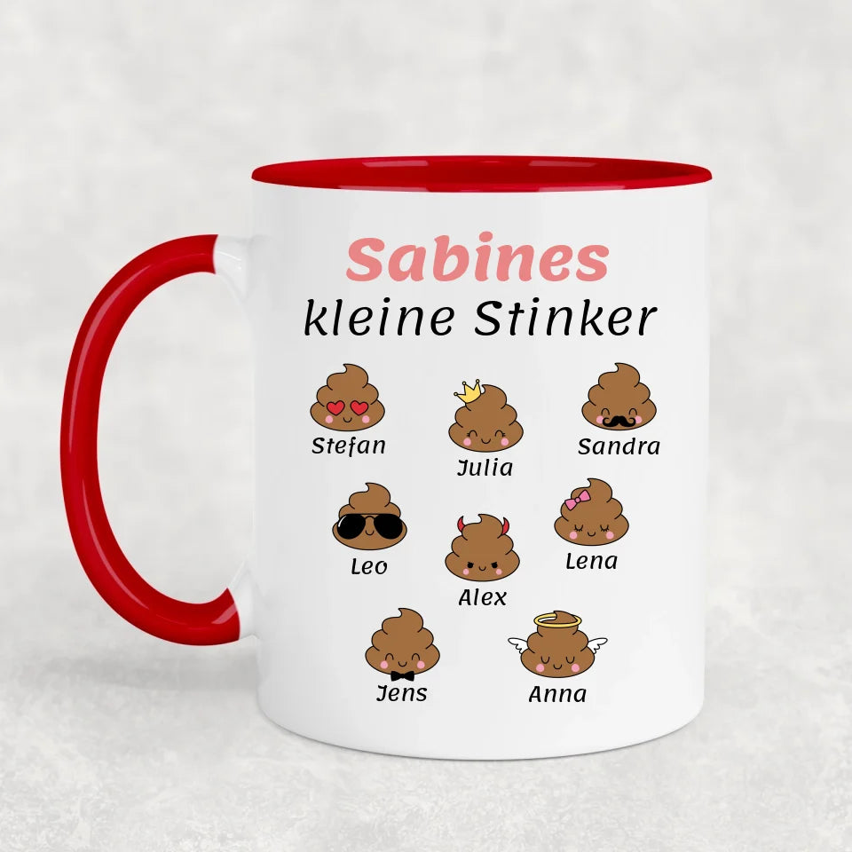 Kleine stinkerdjes van mama/oma - Gepersonaliseerde mok