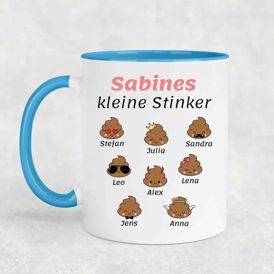 Kleine stinkerdjes van mama/oma - Gepersonaliseerde mok