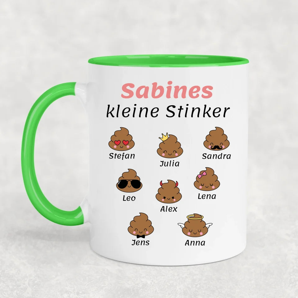 Kleine stinkerdjes van mama/oma - Gepersonaliseerde mok
