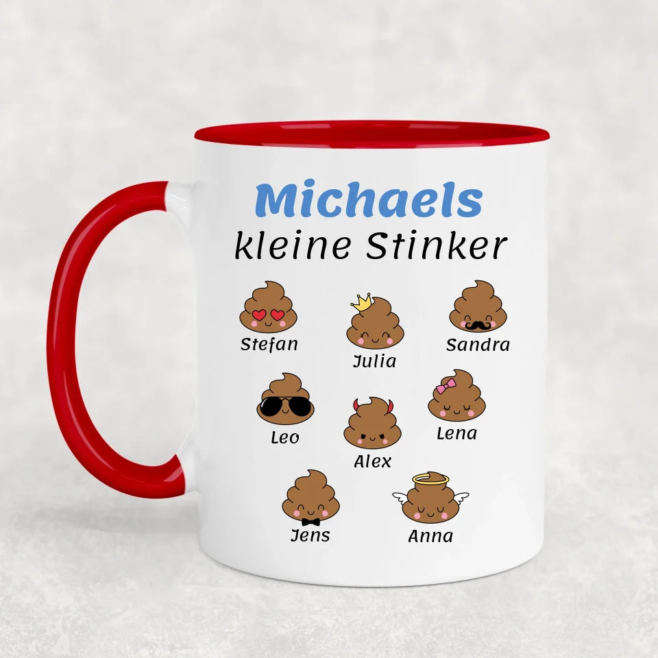 Papa's/Opa's Kleine Stinkers - Gepersonaliseerde Mok