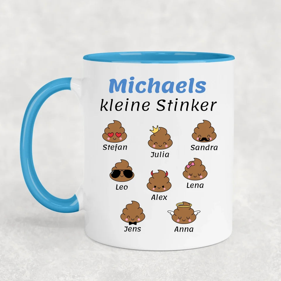 Papa's/Opa's Kleine Stinkers - Gepersonaliseerde Mok
