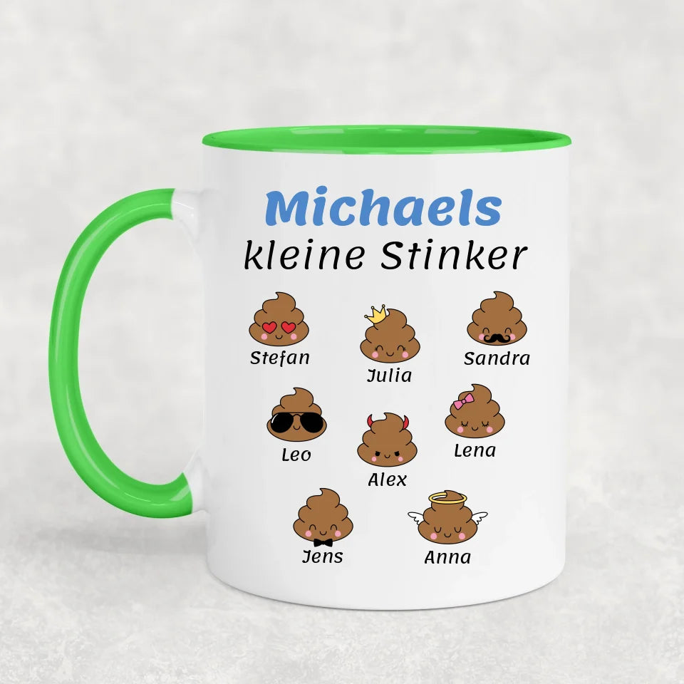 Papa's/Opa's Kleine Stinkers - Gepersonaliseerde Mok
