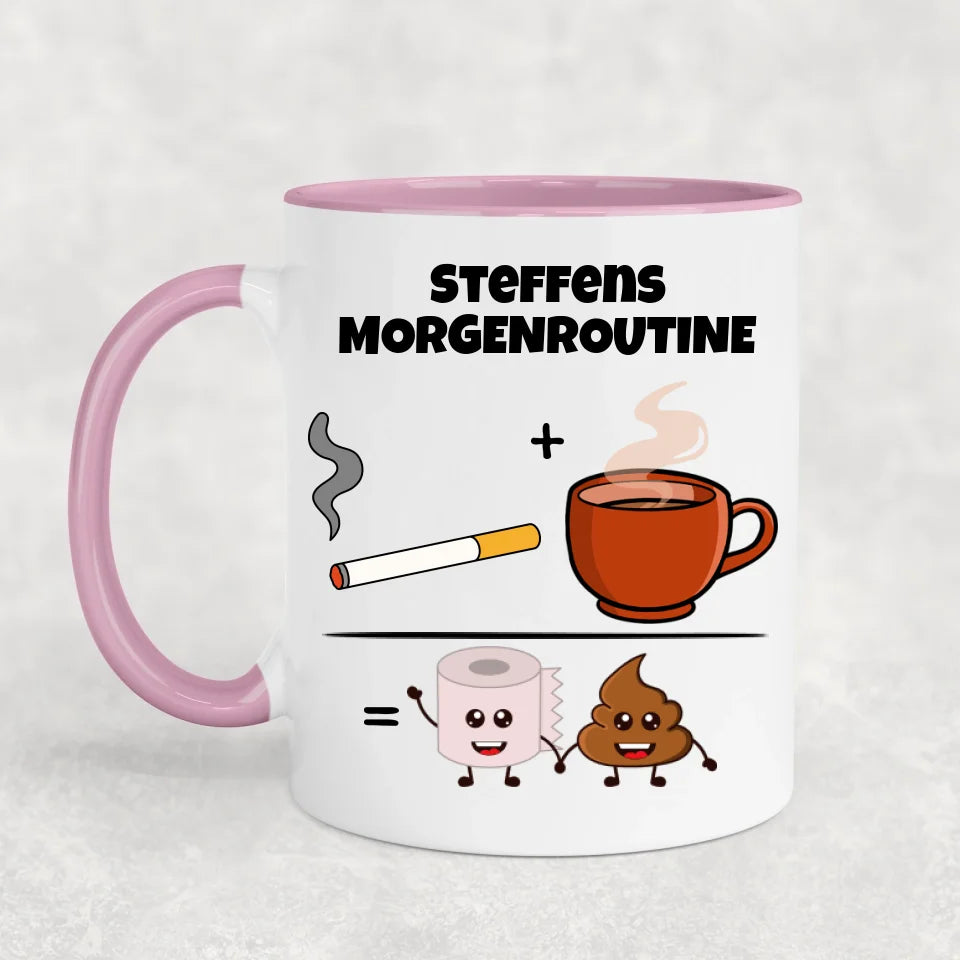 Ochtendroutine - Gepersonaliseerde mok