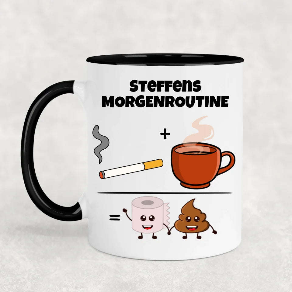 Ochtendroutine - Gepersonaliseerde mok