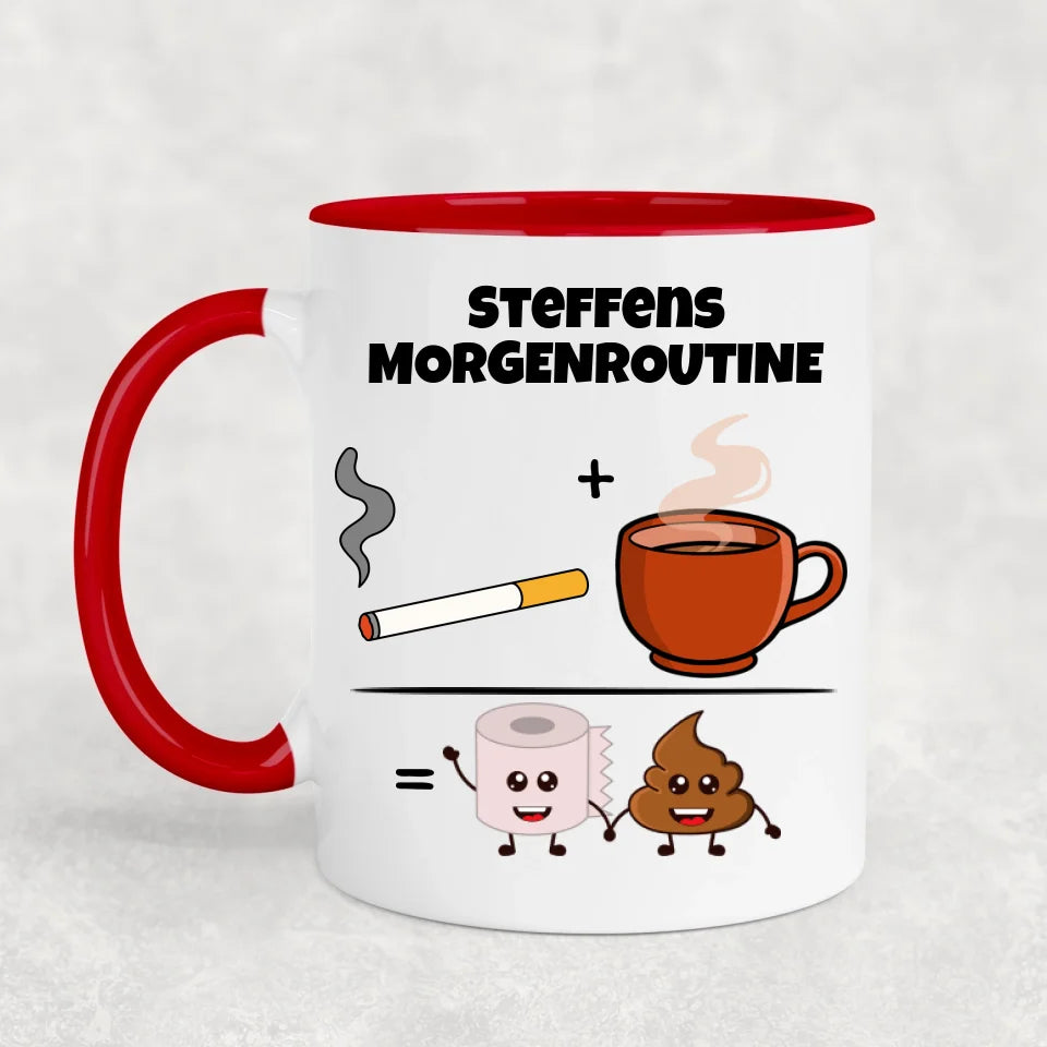 Ochtendroutine - Gepersonaliseerde mok