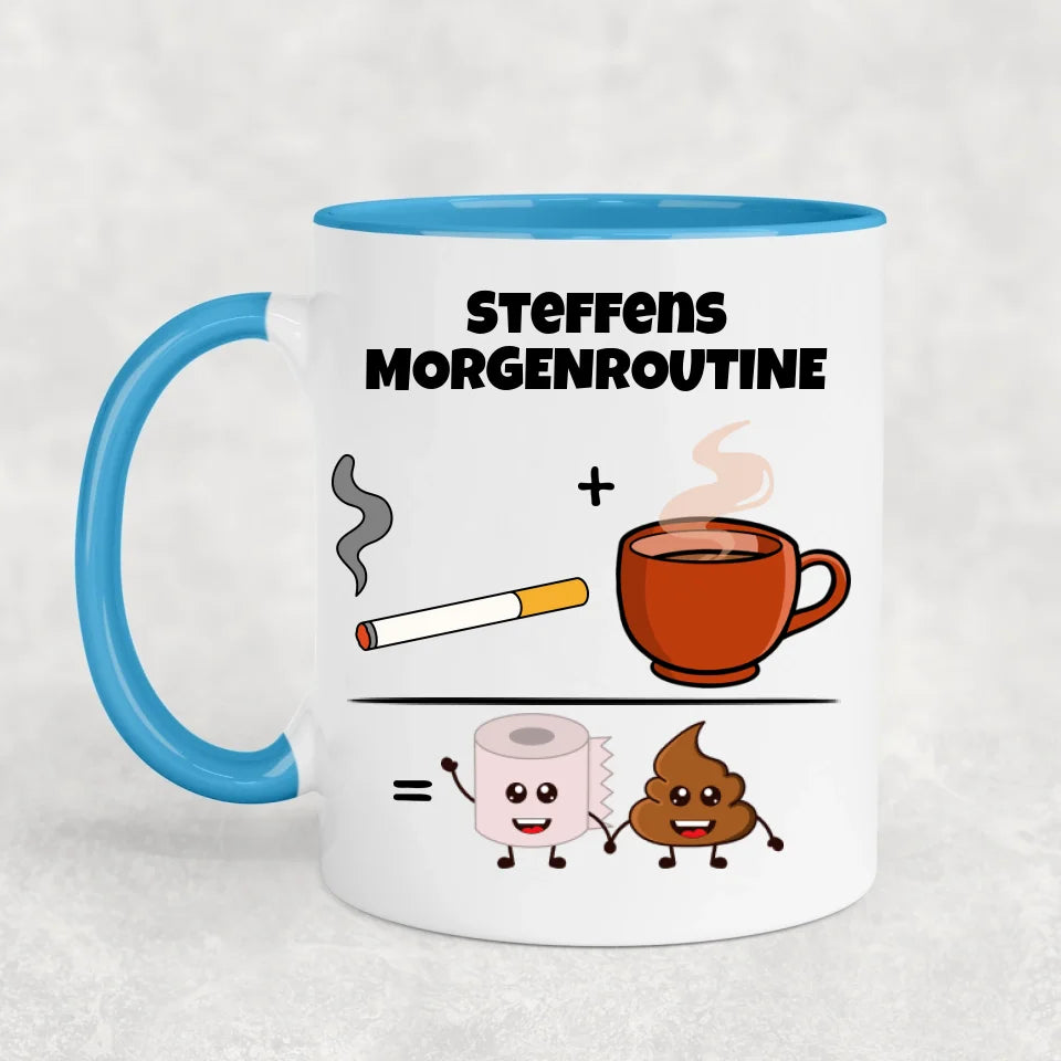 Ochtendroutine - Gepersonaliseerde mok