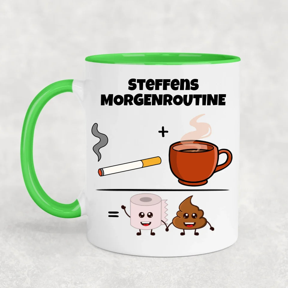 Ochtendroutine - Gepersonaliseerde mok