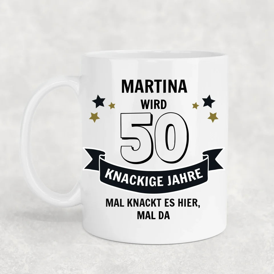 Soms scheurt het hier, soms daar - Gepersonaliseerde mok