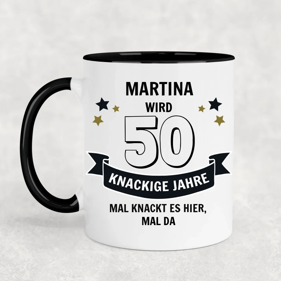 Soms scheurt het hier, soms daar - Gepersonaliseerde mok