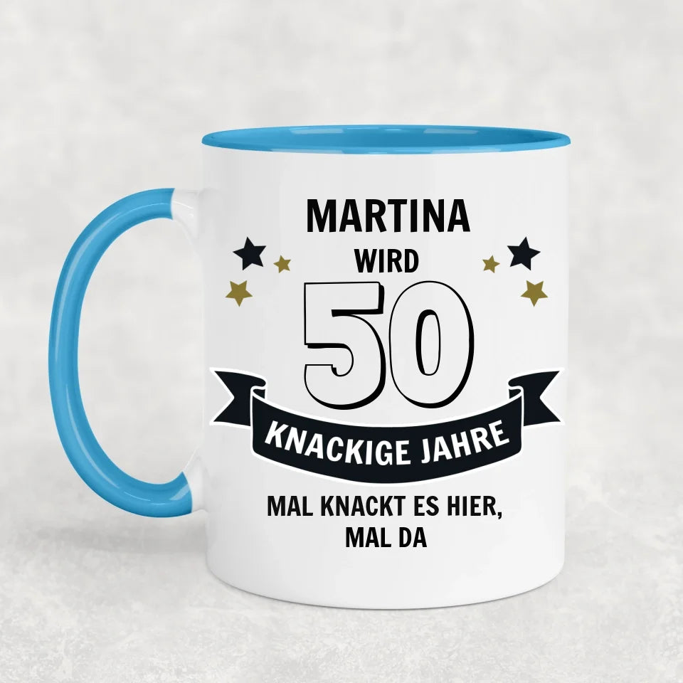 Soms scheurt het hier, soms daar - Gepersonaliseerde mok
