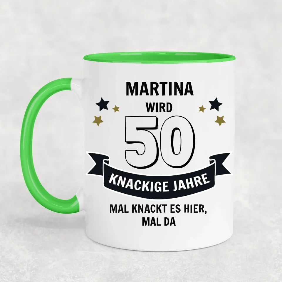 Soms scheurt het hier, soms daar - Gepersonaliseerde mok