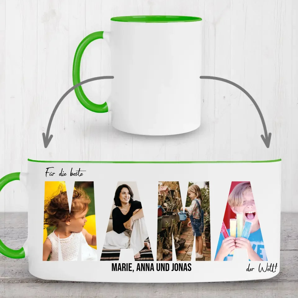 Letter Art MAMA - Gepersonaliseerde mok
