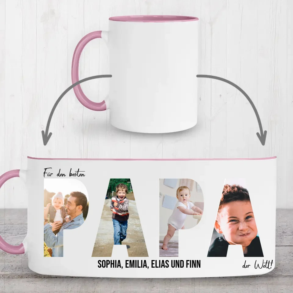Letterkunst PAPA - Gepersonaliseerde mok