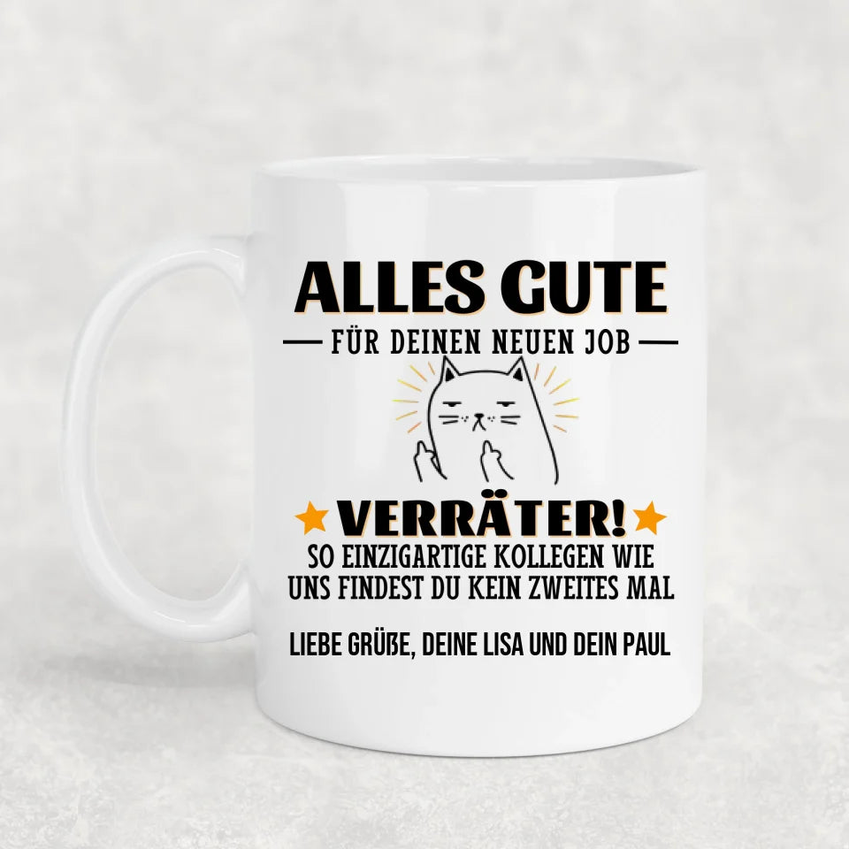 Gefeliciteerd, verrader! - Gepersonaliseerde mok