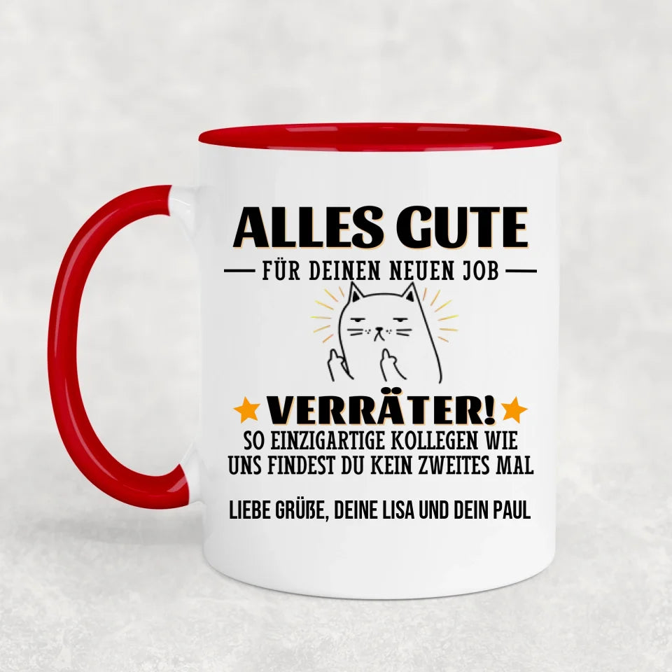 Gefeliciteerd, verrader! - Gepersonaliseerde mok
