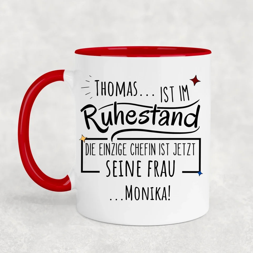 Pensioen - Gepersonaliseerde mok