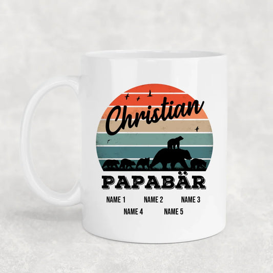Bärenfamilie - Personalisierte Tasse