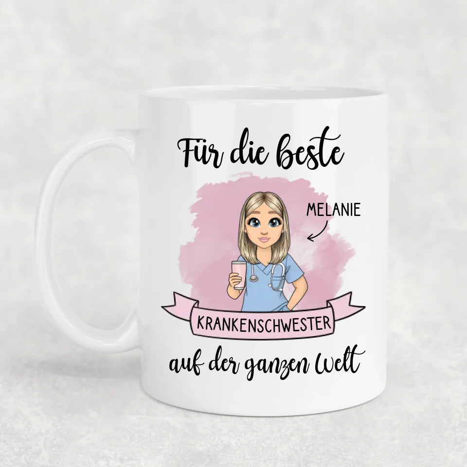 In de wereld - Gepersonaliseerde mok