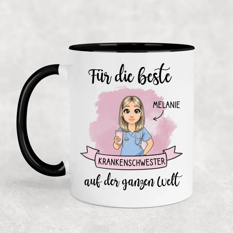 In de wereld - Gepersonaliseerde mok