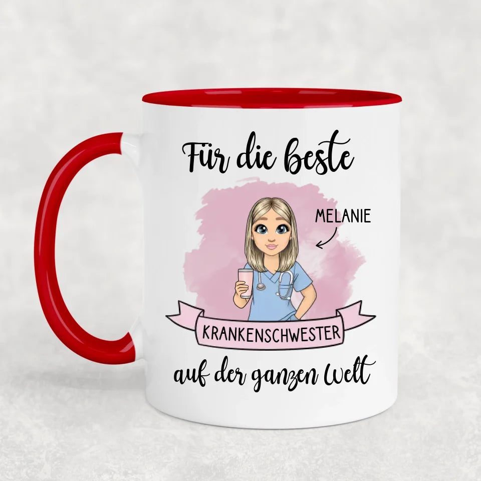 In de wereld - Gepersonaliseerde mok