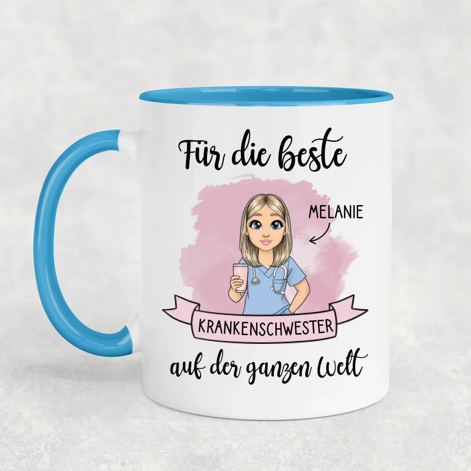 In de wereld - Gepersonaliseerde mok