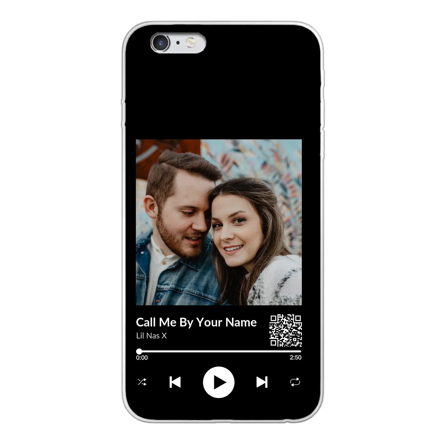 Favoriete liedje - gepersonaliseerde telefoonhoesje